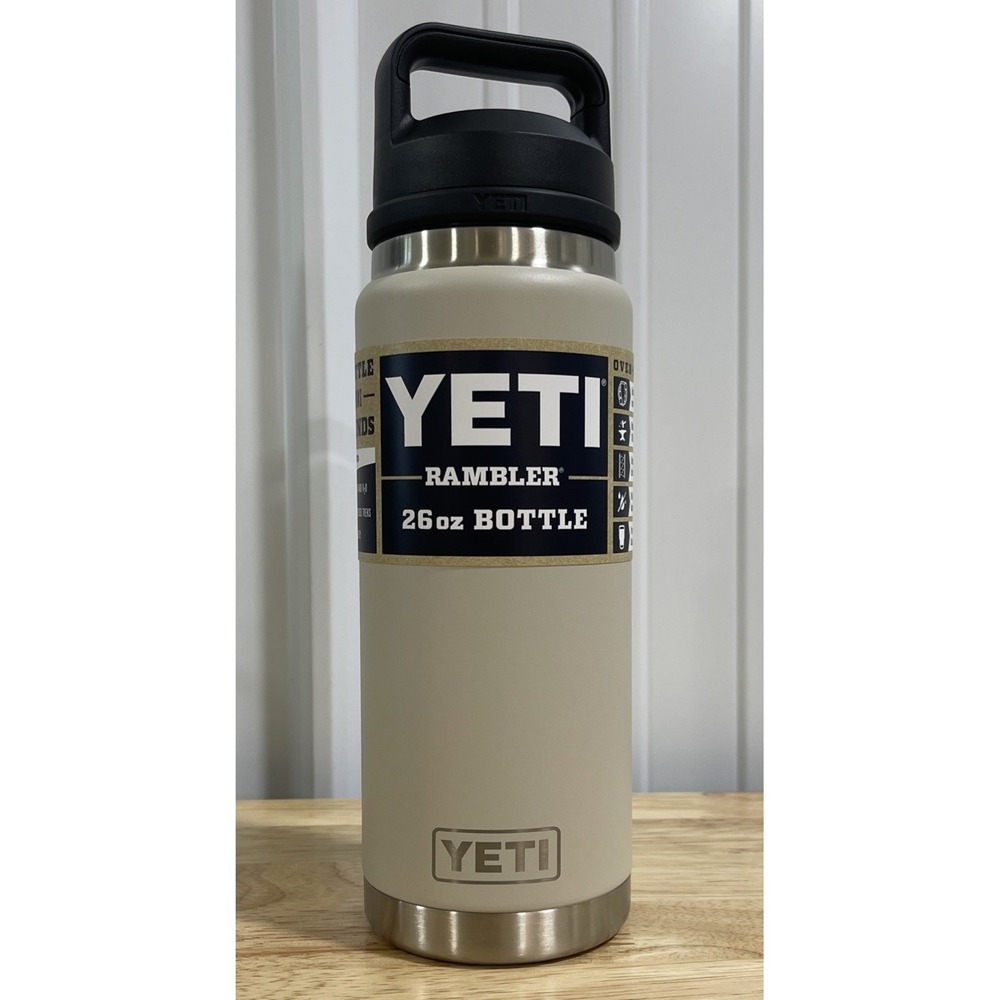 YETI Rambler 26 Oz Bottle with Chug Cap Cape Taupe Limited Edition